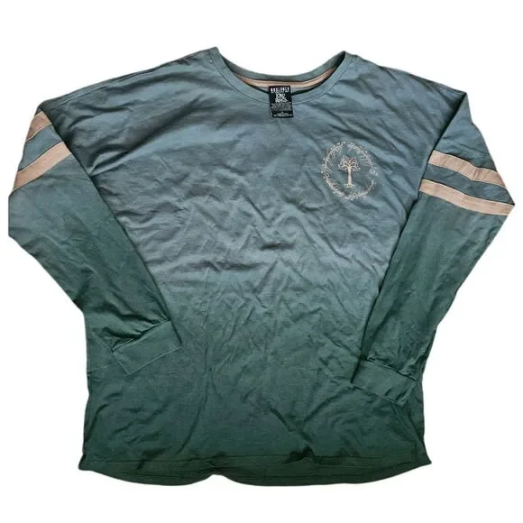 Boxlunch " Middle Earth" Lord of the Rings Men Long Sleee Ombre T-shirt Size XL - Picture 9 of 10